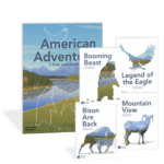 American Adventure Bundle Piano music includes Bison Are Back, Legend of the Eagle, Booming Beast, and Mountain View