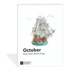 October Song by Diane Hidy | ComposeCreate.com