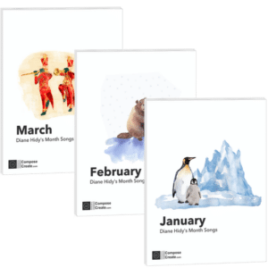 January Song, February Song, March Song by Diane Hidy | ComposeCreate