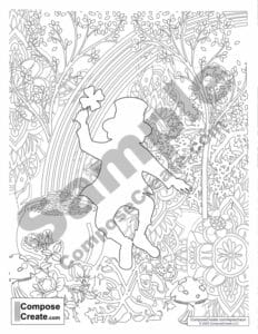 Leprechaun Leaps - elementary piano solo by Wendy Stevens | Mythical Creatures series | ComposeCreate.com