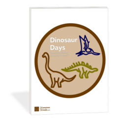 Dinosaur Days Short Sheets™ by Wendy Stevens | ComposeCreate.com