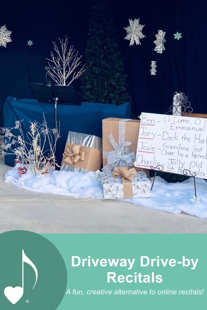 Driveway Drive-by Recital - An alternative to online or boring recitals. 