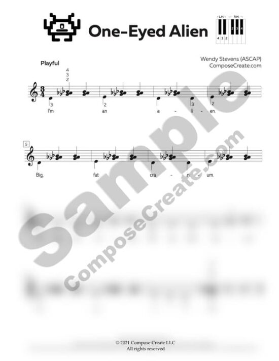 Space Adventures Short Sheets™ piano music by Wendy Stevens | ComposeCreate.com