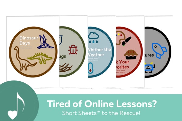Tired of Online Lessons? New Short Sheets™ to the Rescue!
