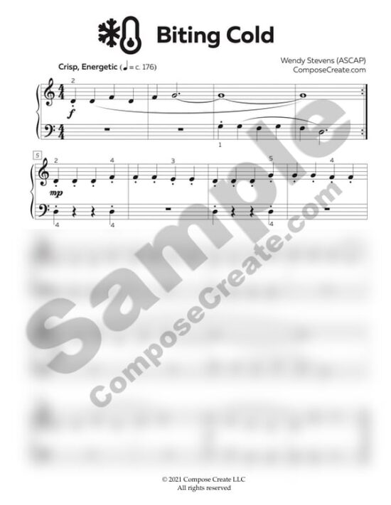 Whither the Weather Short Sheets™ - Short piano solos by Wendy Stevens | ComposeCreate.com