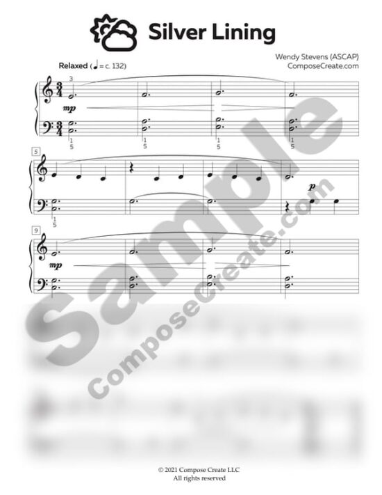 Whither the Weather Short Sheets™ - Short piano solos by Wendy Stevens | ComposeCreate.com