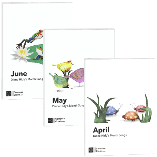 April Song, May Song, June Song, by Diane Hidy