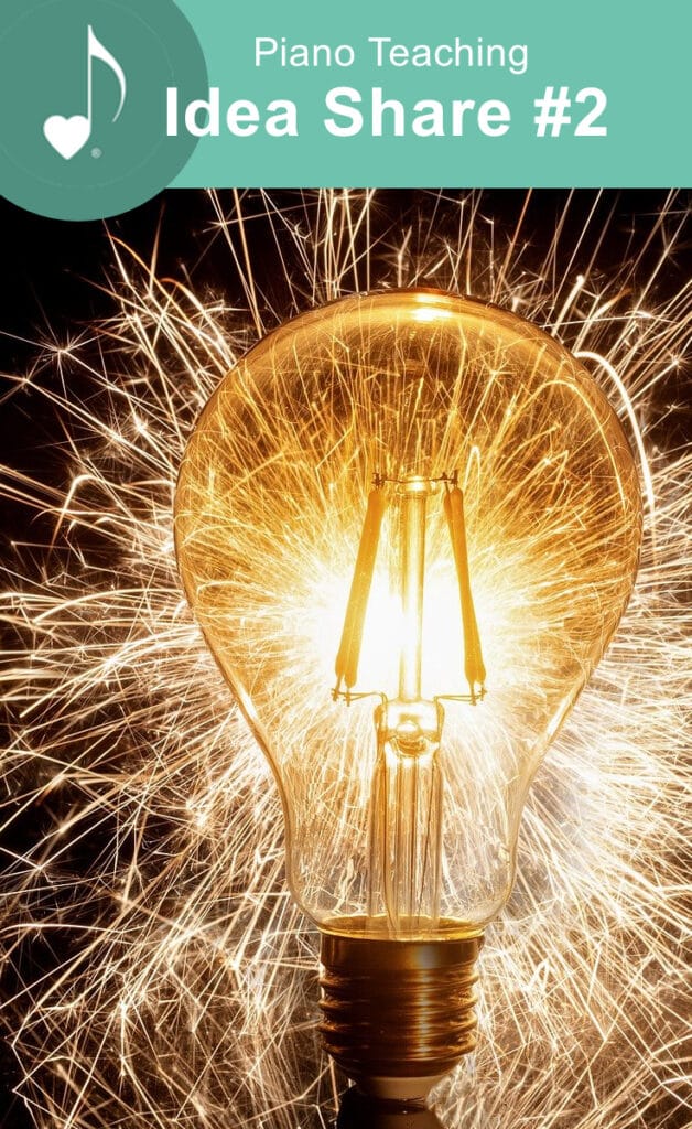 Piano Teaching Idea Share #2 - How to lighten your load