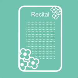 Recital Templates & Certificates
