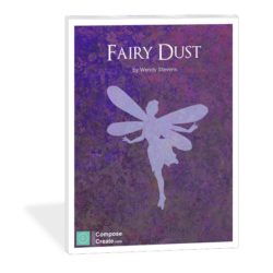 Fairy Dust - elementary piano solo with bonus coloring page by Wendy Stevens | ComposeCreate.com