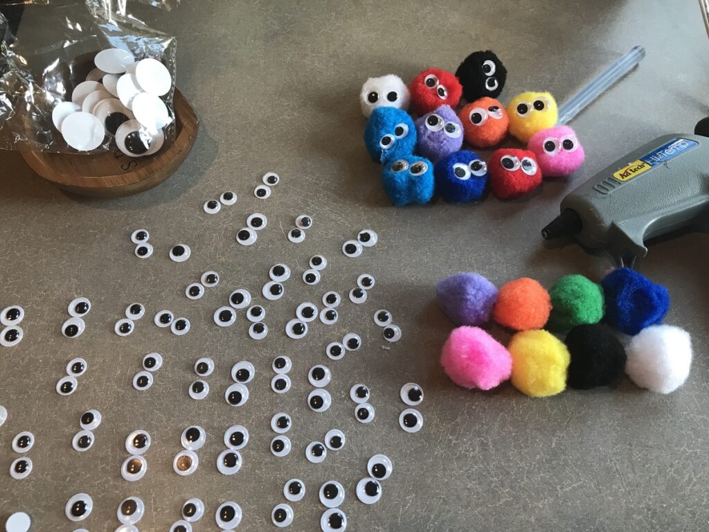 Use Little Fuzzies to Make Learning Fun! Assembly line to create Little Fuzzies. 
