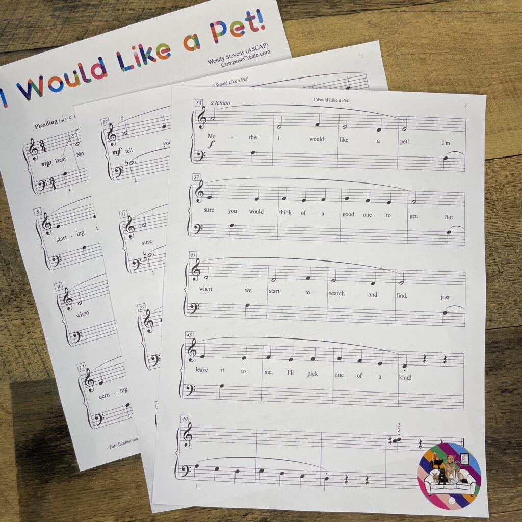 New Limited Edition Stickers. Stickers on I Would Like a Pet. 