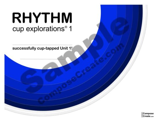 Rhythm Cup Explorations® Certificates