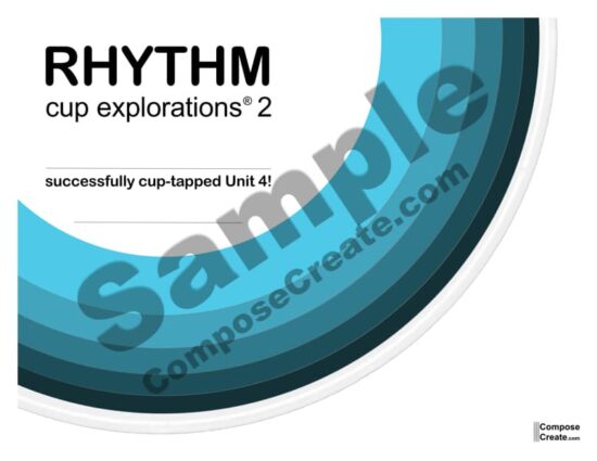 Rhythm Cup Explorations® Certificates