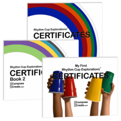 Rhythm Cup Explorations Certificates