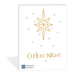 O Holy Night - early intermediate piano arrangement by Wendy Stevens