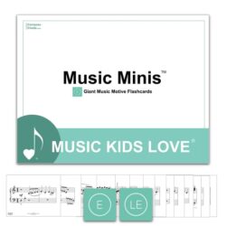Music Minis™ - Giant music motive flashcards by Wendy Stevens