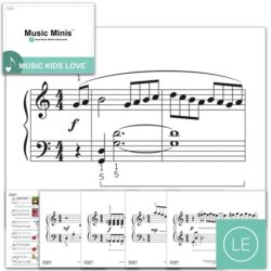 Music Minis™ - Giant Flashcards with musical motives for theory analysis by Wendy Stevens | ComposeCreate.com