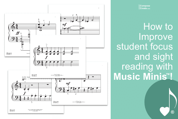 Improve student focus and sight reading with Music Minis