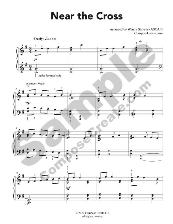 Bundle: Near the Cross + When I Survey + Hosanna - Image 11