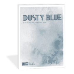 Dusty Blue piano solo - A sophisticated Rote and Reading® piano piece by Wendy Stevens especially for adults and teens | Color Music Bundle | ComposeCreate.com