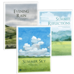 Entering Beautiful Places - Mature sounding piano music for teens and adults includes Evening Rain, Summit Reflections, and Summer Sky | ComposeCreate.com