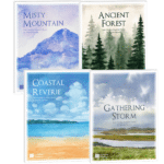 Finding Beautiful Places - Complete beginner piano music that sounds beautiful and mature. Includes Ancient Forest, Misty Mountain, Coastal Reverie, and A Gathering Storm | ComposeCreate.com