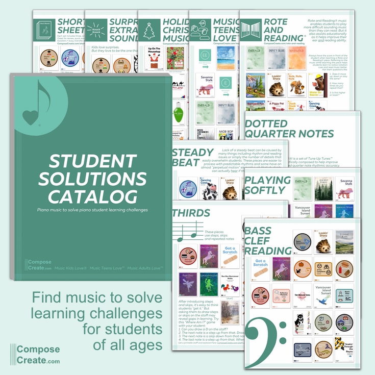 Student Solutions Catalog | ComposeCreate.com