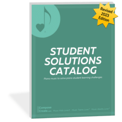 Revised Piano Student Solutions Catalog from ComposeCreate.com