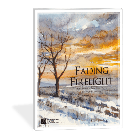 Fading Firelight Easy piano solo with a mature sound