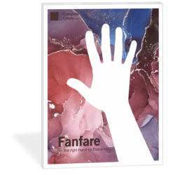 Fanfare - a right hand only piano solo by Diane Hidy | Excellent for piano students who have broken their arm | ComposeCreate.com