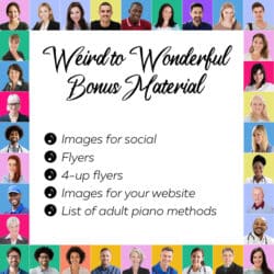 Weird to Wonderful Bonus Material