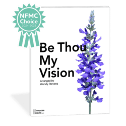 Easy Be Thou My Vision piano arrangement by Wendy Stevens - easy hymn arrangement for piano | Bundle: Elementary Sacred Piano Arrangements