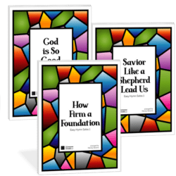 Easy Hymn Solos 1 Bundle C includes easy piano arrangements of God is So Good, How Firm a Foundation, and Savior Like a Shepherd Lead us | Arranged by Wendy Stevens | Available as an immediate download from ComposeCreate.com