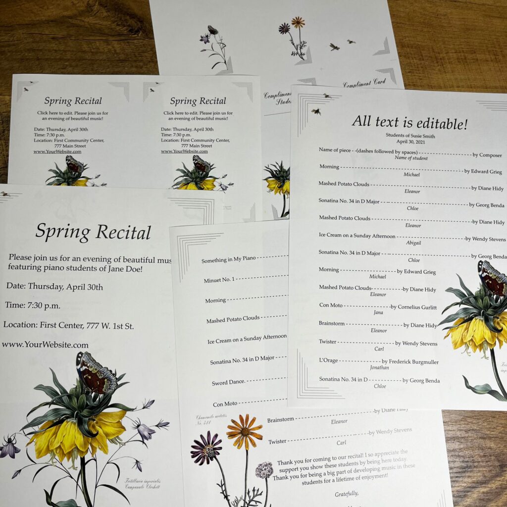 Idea Share #8 | ComposeCreate | Flower Template