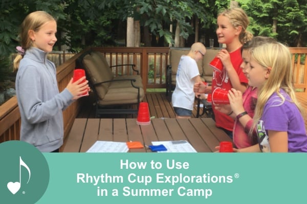How to Use Rhythm Cup Explorations in Summer Camp | ComposeCreate.com