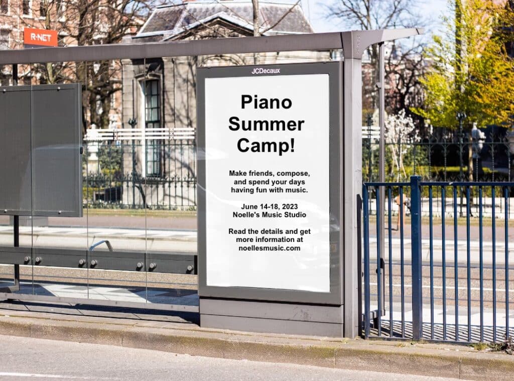 How to Use Rhythm Cup Explorations in Summer Camp | ComposeCreate.com | Piano Camp Advertisement