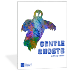 Creepy Creatures 1 Bundle - includes Gentle Ghosts, Greedy Goblins, and Zoneless Zombies. All are elementary level piano solos by Wendy Stevens | ComposeCreate.com