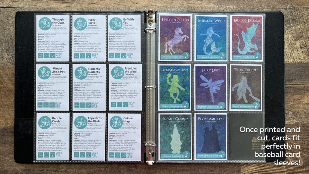 Music Achievement Cards | ComposeCreate.com