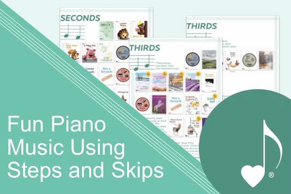 Fun Piano Music Using Steps and Skips | ComposeCreate.com