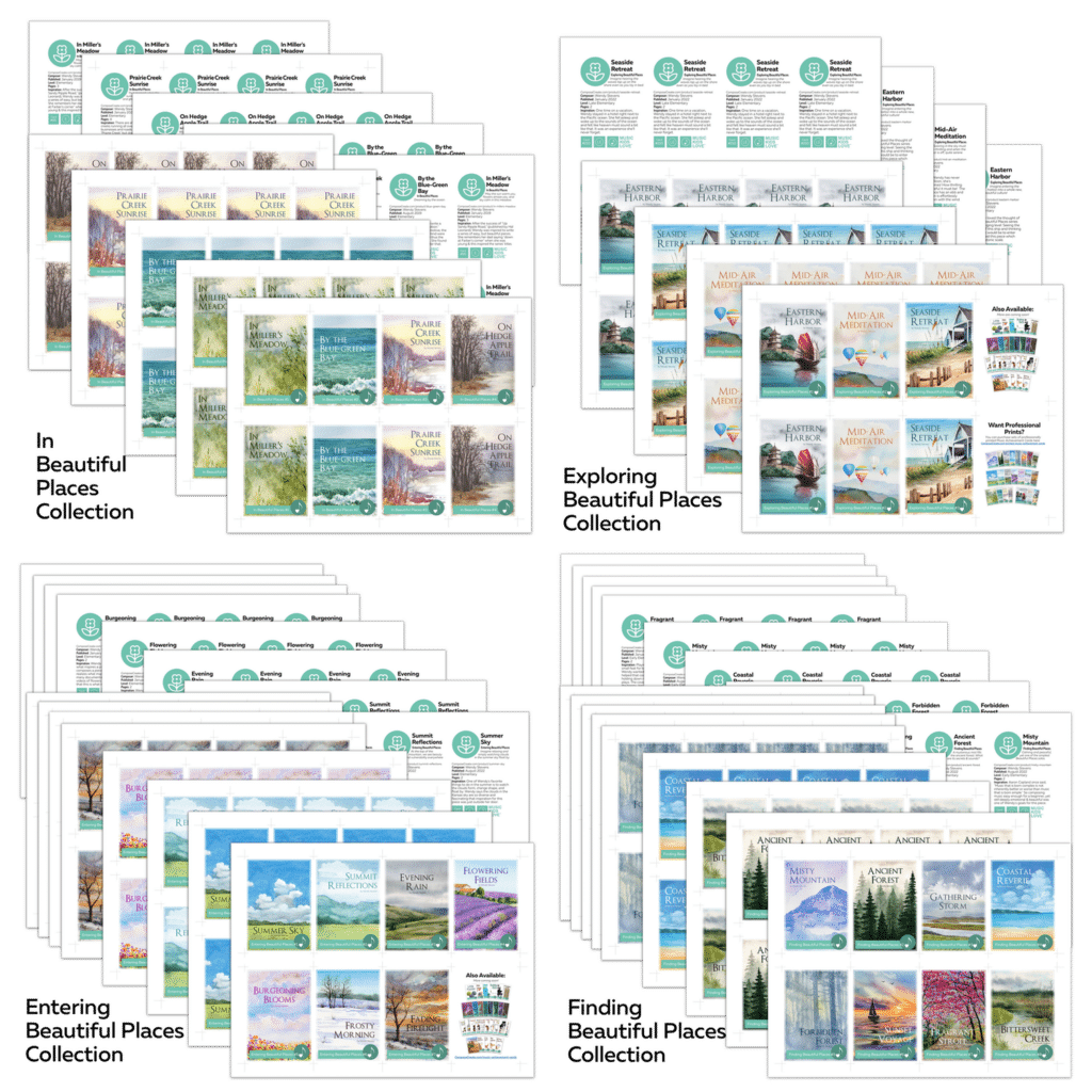 The Beautiful Places Music Achievement Cards | by Wendy Stevens