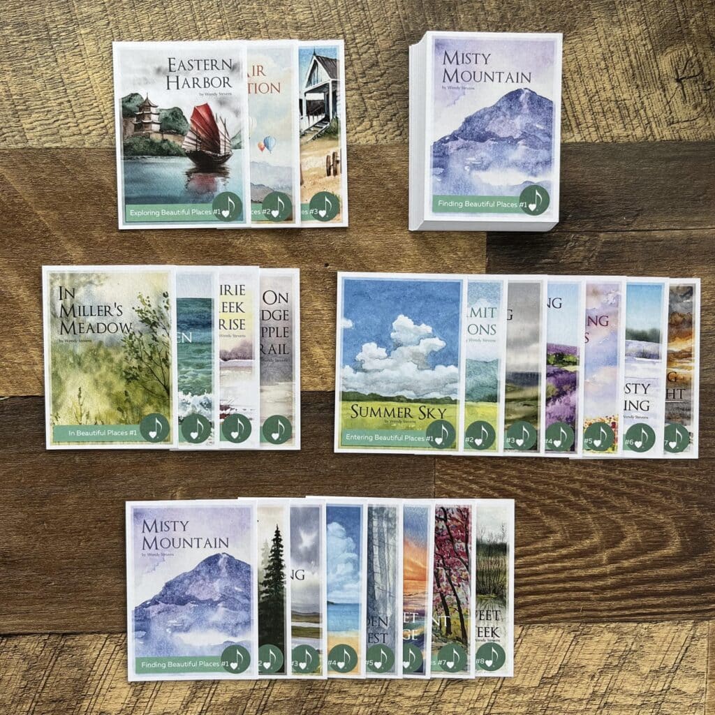 Printed Music Achievement Cards
