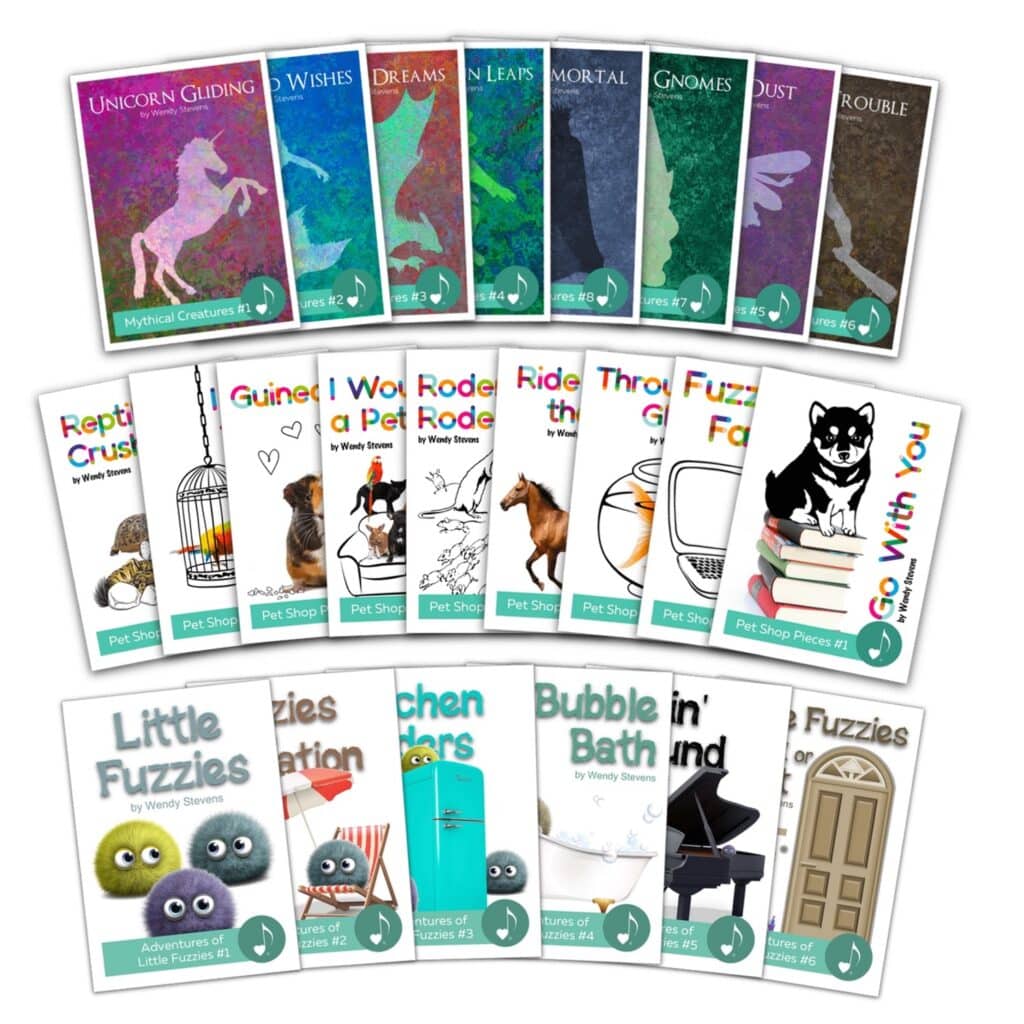 Fuzzies Mythical Pet Shop Achievement Cards 