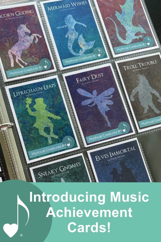 Music Achievement Cards
