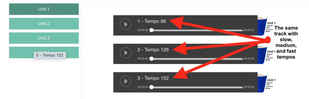 NEW! RCE Accompaniment Tracks | 3 Tempos | ComposeCreate.com