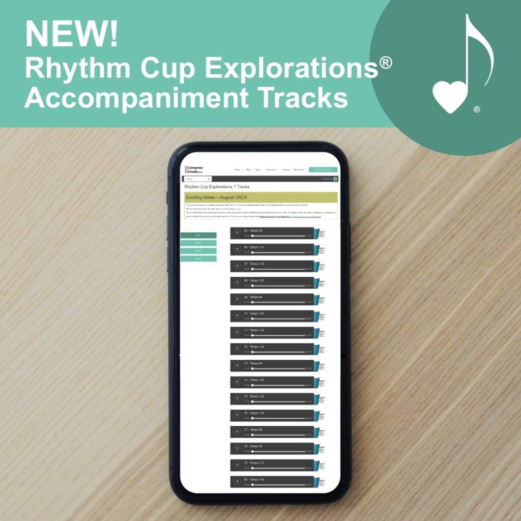 New Rhythm Cup Explorations Tracks 