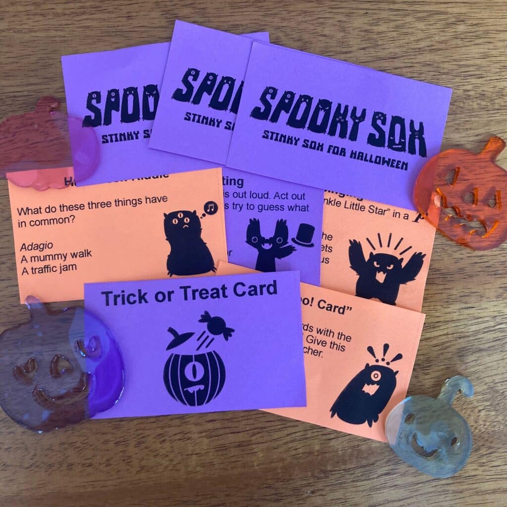 Spooky Sox Cards
