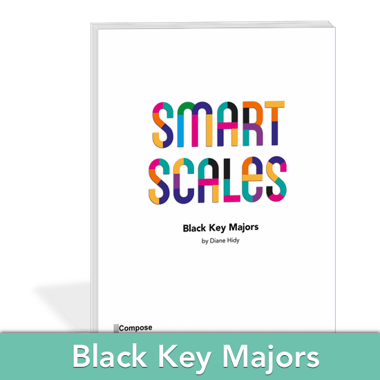 Smart Scales - Black Key Majors | ComposeCreate.com