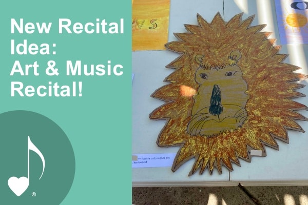 New Recital Idea - Art and Music Recital! | ComposeCreate.com