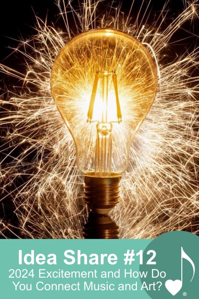 Idea Share #12 | 2024 excitement and how do you connect music and art? | ComposeCreate.com